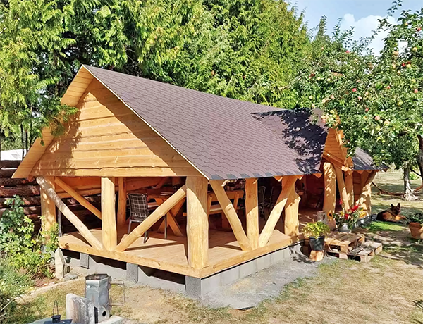 30-Person Wooden Pavilion – 800 x 400